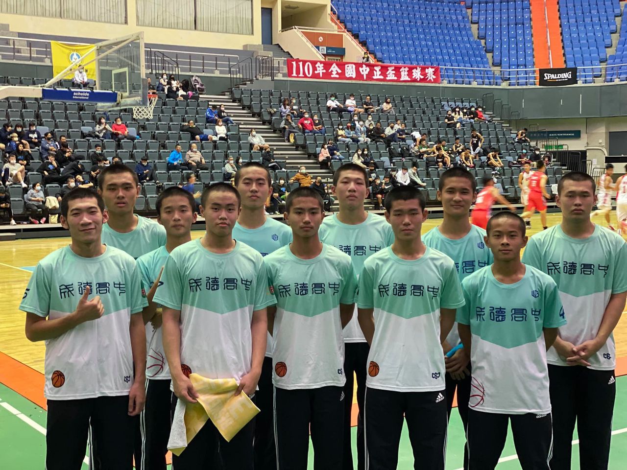 110年全國中正盃大學暨中學籃球賽 榮獲第五名！